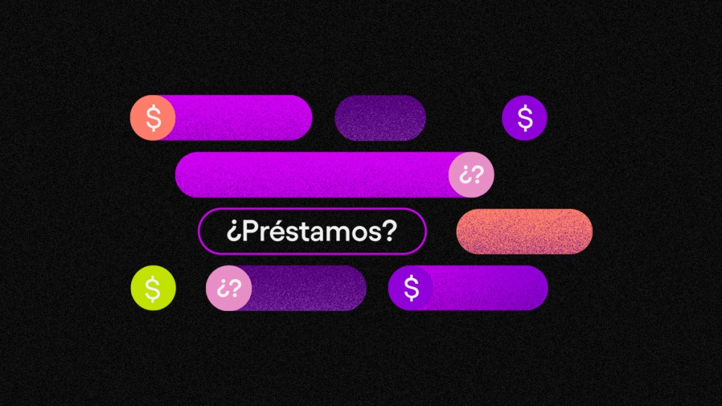 barras horizontales superpuestas de colores ilustran qué es un préstamo